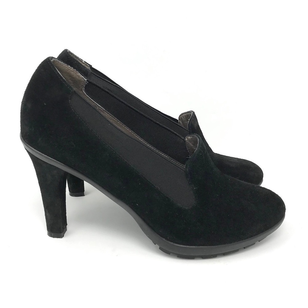 Tahari Tal Black Suede Leather Booties 7